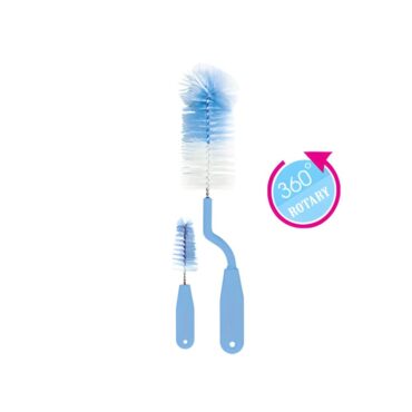 Optimal Rotary Bottle And Nipple Brush Set - Blue