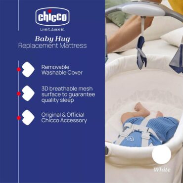 Chicco 4-In-1 Mattress for Baby Hug - White