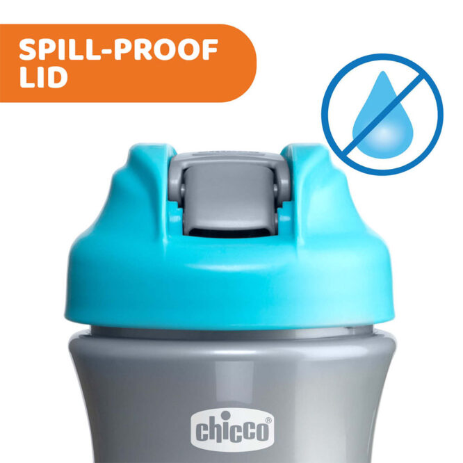 Chicco Pop-Up Cup (2Yrs+) 350ml - Blue