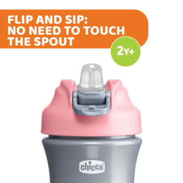 Chicco Pop-Up Cup (2Yrs+) 350ml - Pink