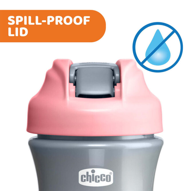 Chicco Pop-Up Cup (2Yrs+) 350ml - Pink