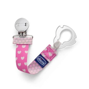 Chicco Fashion Clip Pacifier Holder - Girl