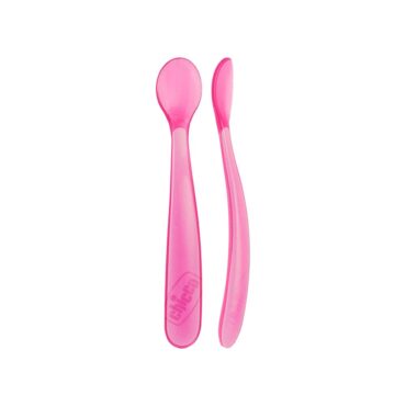 Chicco Softly Spoon (6m+) Girl, 2 Pcs