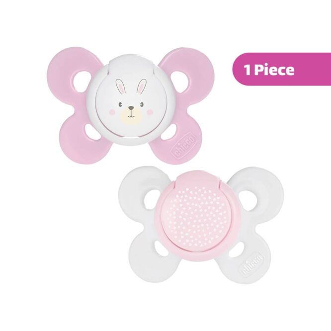 Chicco Physio Comfort Silicone Soother with Case (0-6m) Pink