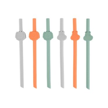 Chicco Silicone Straws Cannucce (12m+) 6 Pcs