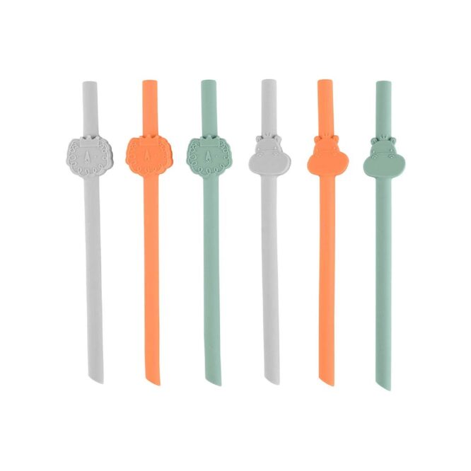 Chicco Silicone Straws Cannucce (12m+) 6 Pcs