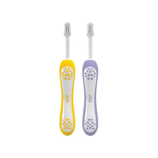 Chicco Toothbrush Combo (6-36m) Lilac/Mustard