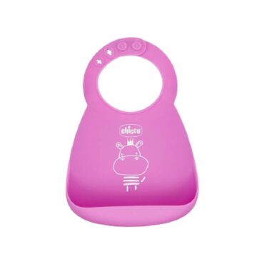 Chicco Easy Roll Bib with Crumble Catcher (6m+) Pink