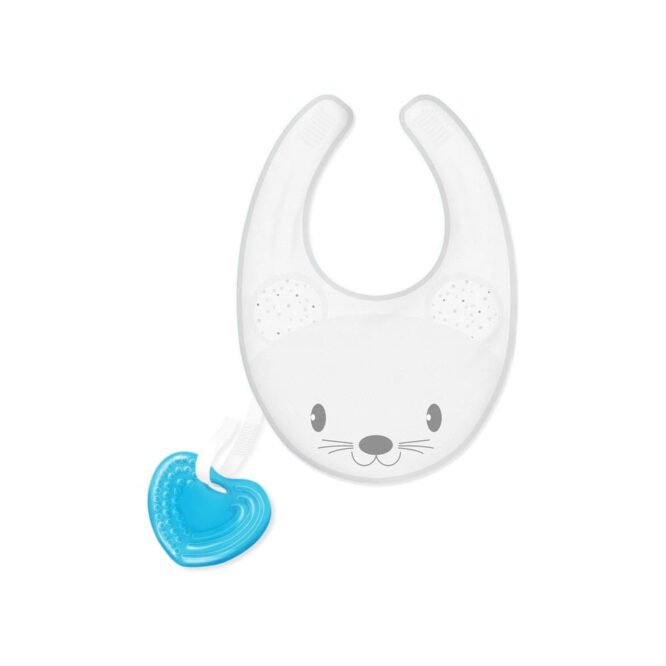 Chicco Fresh Bib Teether (4m+) Boy