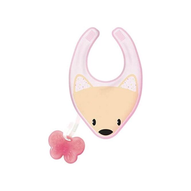 Chicco Fresh Bib Teether (4m+) Girl