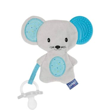 Chicco Fresh Friends Bib Teether (4m+) Boy