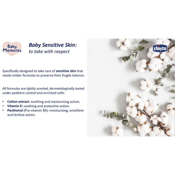 Chicco Baby Moments Head-To-Toe Micellar Bath, No Tears 500ml