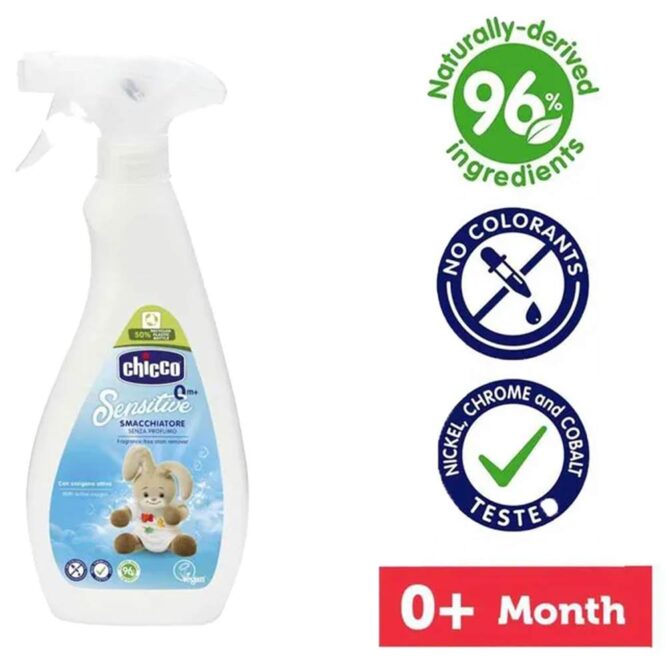 Chicco Sensitive Stain Remover Spray, Fragrance Free 500ml
