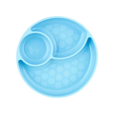 Chicco Easy Menu Silicone Plate with Suction Base (12m+) Teal