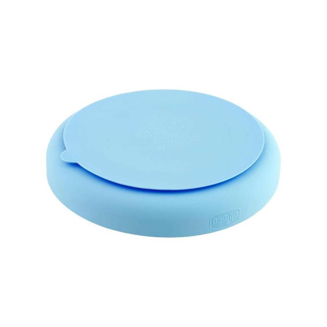 Chicco Easy Menu Silicone Plate with Suction Base (12m+) Teal