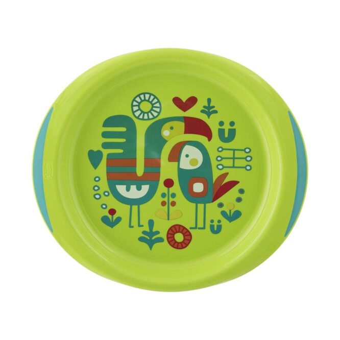 Chicco Baby Dish Set (12m+) Green