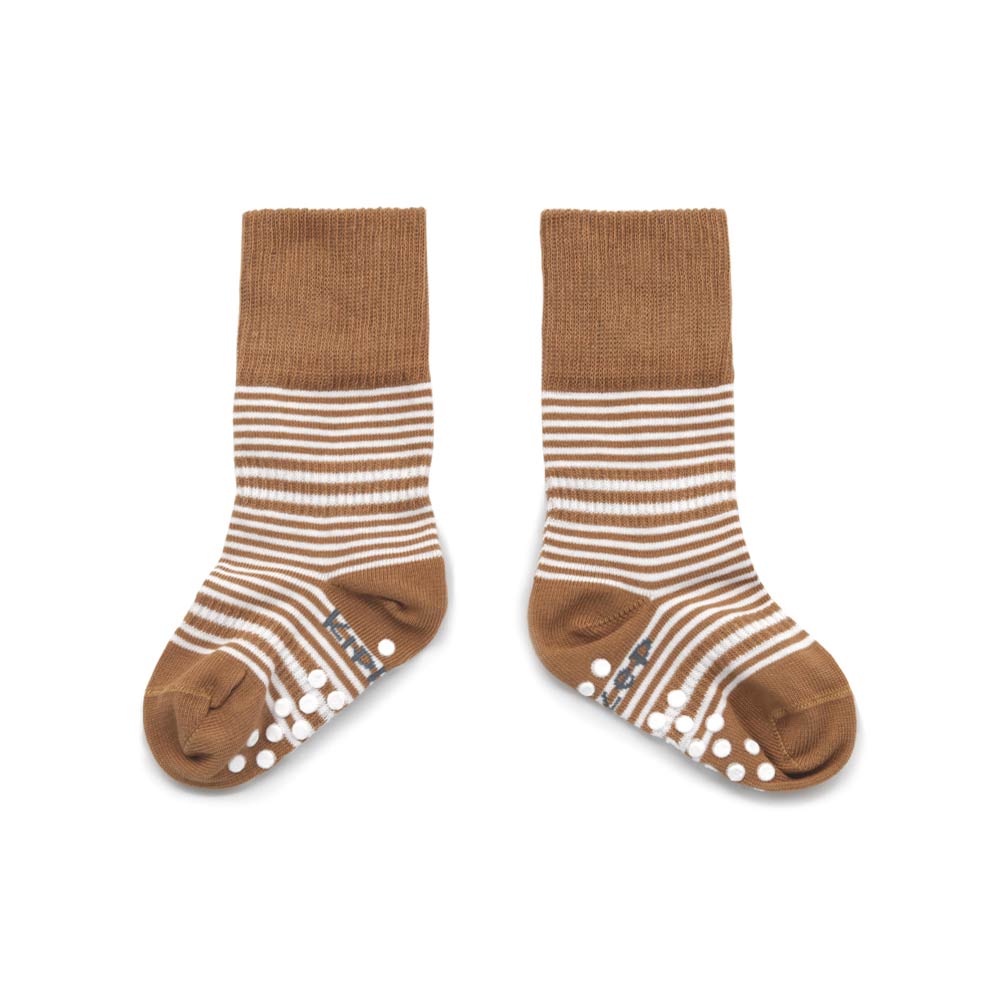 KipKep Anti-Slip Stay-on-Socks - Camel - 1 Pair