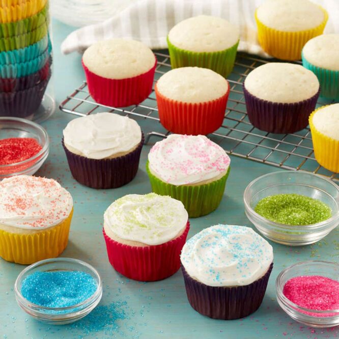 Wilton Asstd Bright Color Bkg Cup Std Pack - 300 Pcs