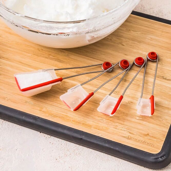 Dreamfarm Levoons Scrape Measuring Spoon - 4 Pcs