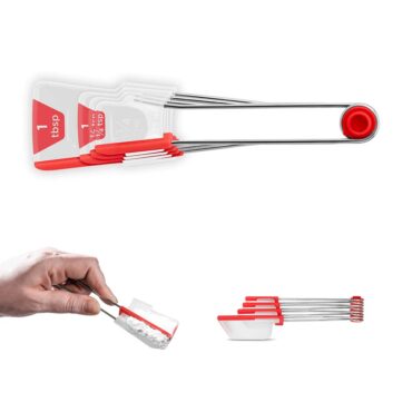 Dreamfarm Levoons Scrape Measuring Spoon - 4 Pcs