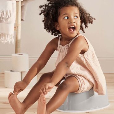 BabyBjorn Smart Potty Seat - Gray/White