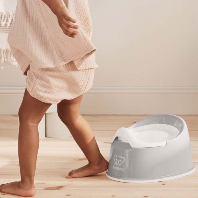 BabyBjorn Smart Potty Seat - Gray/White