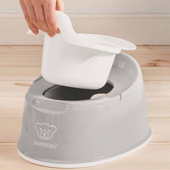 BabyBjorn Smart Potty Seat - Gray/White