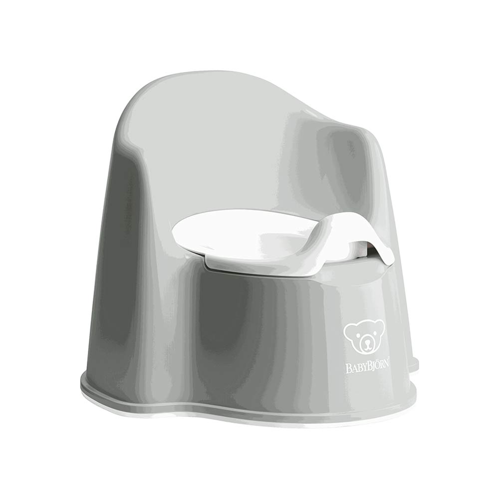 BabyBjorn Potty Chair - Gray/White