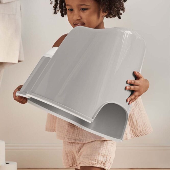 BabyBjorn Potty Chair - Gray/White