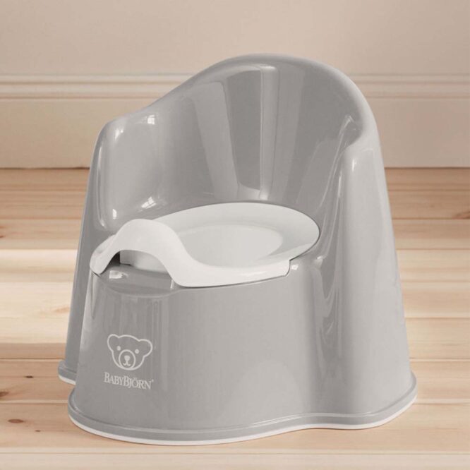 BabyBjorn Potty Chair - Gray/White