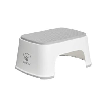 BabyBjorn Step Stool - White/Gray