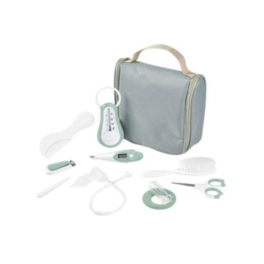 Beaba Toiletry Pouch with 9 Accessories - Green