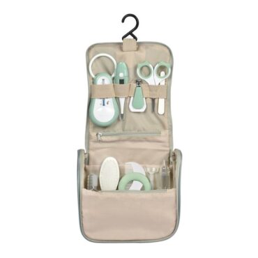 Beaba Toiletry Pouch with 9 Accessories - Green