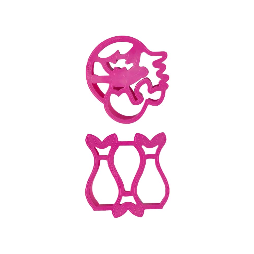 Lunch Punch Sandwich Cutters Mermaid 2 Pcs