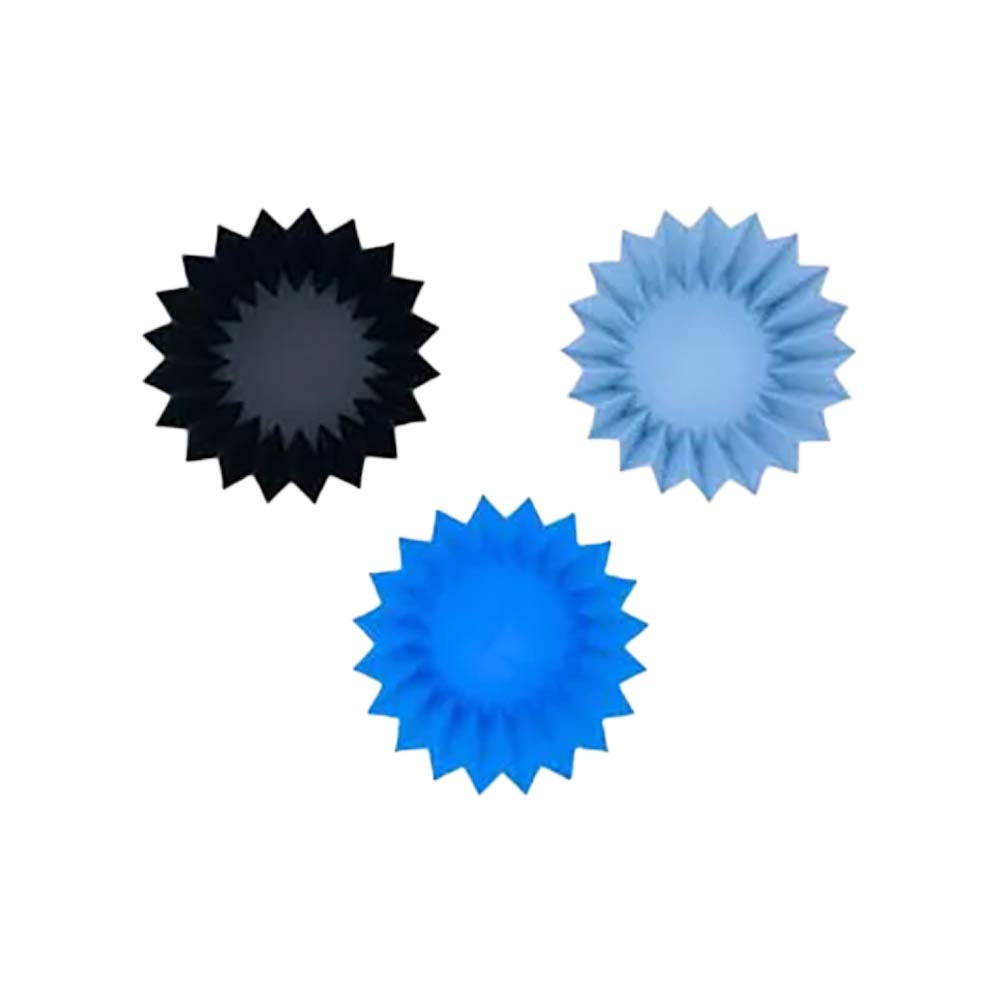 Lunch Punch Jumbo Silicone Blue - 3 Pcs
