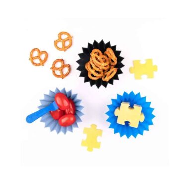 Lunch Punch Jumbo Silicone Blue - 3 Pcs