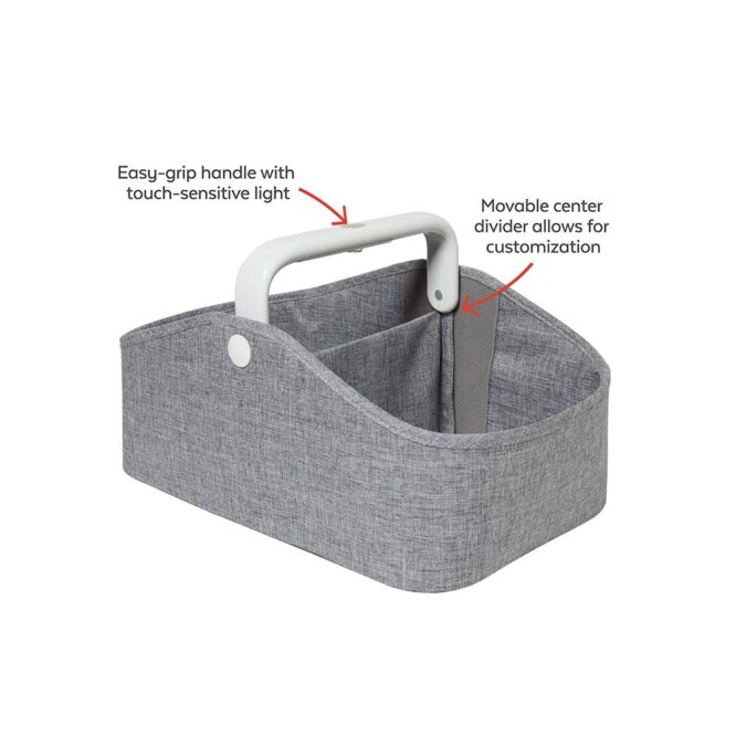 Skip Hop Light Up Diaper Caddy - Gray