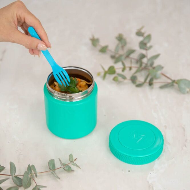 MontiiCo Insulated Food Jar 400ml - Green