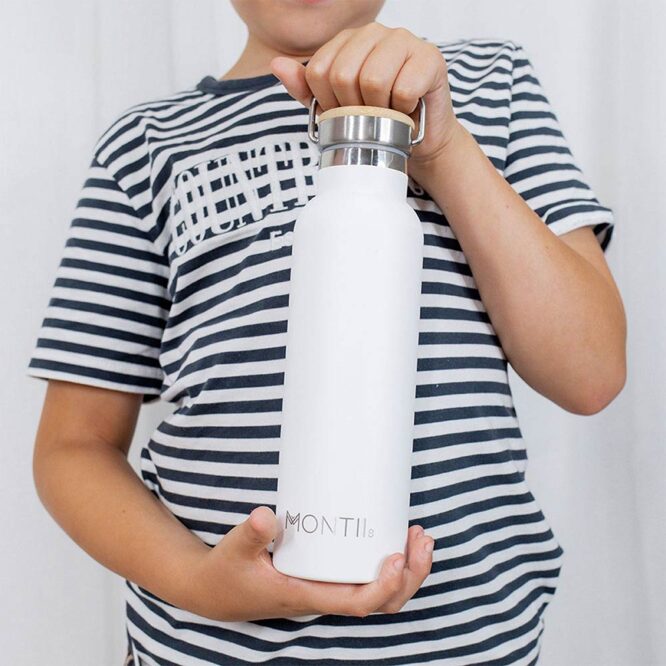 MontiiCo Insulated Original Bottle 600ml - Chalk