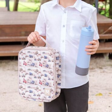 MontiiCo Lunch Bag with Ice Pack (Large) Construction