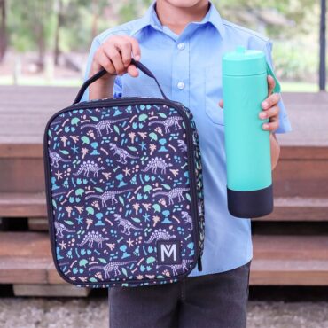 MontiiCo Lunch Bag with Ice Pack (Large) Dinosaur