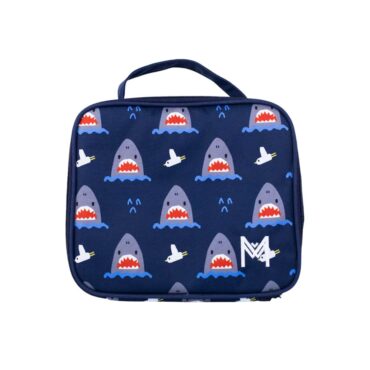 MontiiCo Lunch Bag with Ice Pack (Medium) Shark