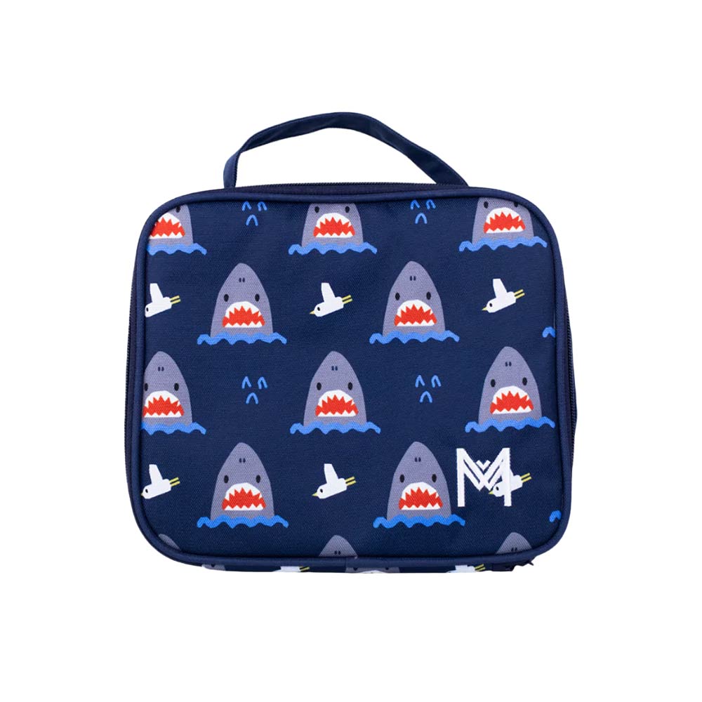 MontiiCo Lunch Bag with Ice Pack (Medium) Shark