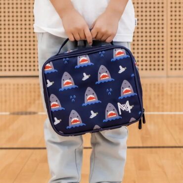MontiiCo Lunch Bag with Ice Pack (Medium) Shark