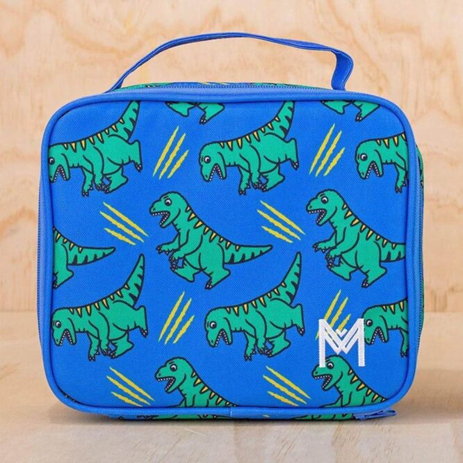 MontiiCo Lunch Bag with Ice Pack (Medium) Dinosaur