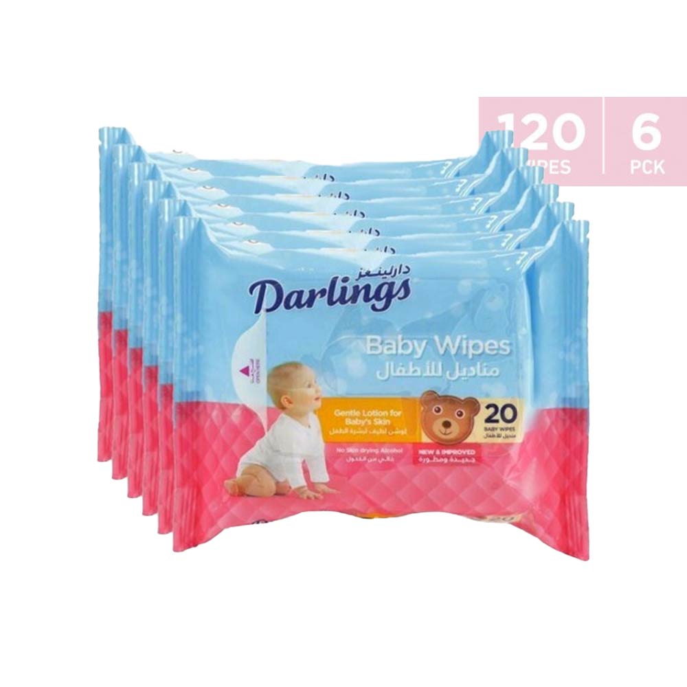Darlings Wet Wipes - 120 Pcs