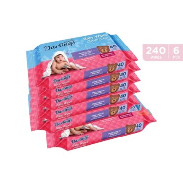 Darlings Wet Lotion Baby Wipes (5+1) - 240 Pcs
