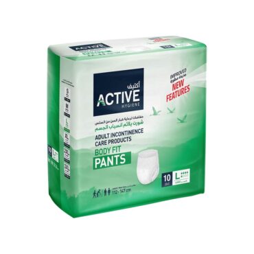 Active Hygiene Adult Body Fits Pants Size Large - 10 Shorts