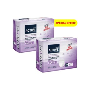 Active Hygiene Adult Body Fits Pants Size Medium - 10 Shorts