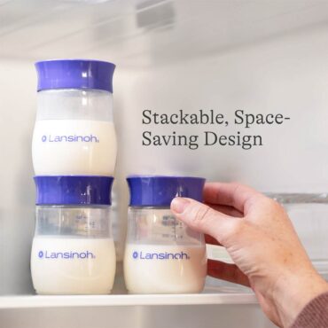 Lansinoh Breast Milk Storage Bottles 160ml – 4 Bottles Lansinoh Breast Milk Storage Bottles 160ml - 4 Bottles